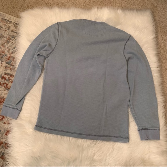 Eddie Bauer Quartz Trail Long-Sleeve Thermal Crewneck Shirt Waffle knit Mens S - Picture 8 of 10